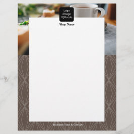 Flyer Geometría moderna Brown