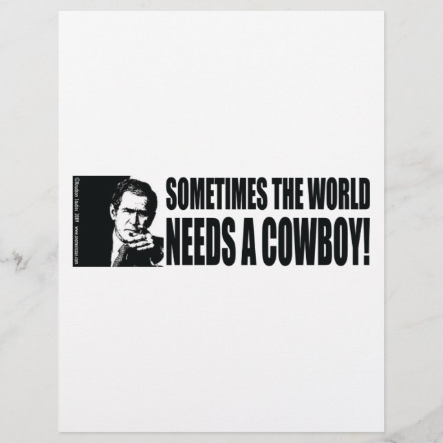 Flyer George W. Bush (Frente)