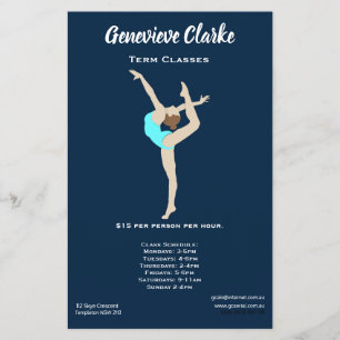Flyer Gimnasta Femenina