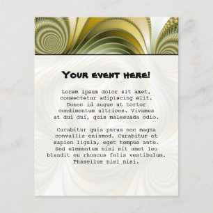 Flyer Giro lento - Arte fractal