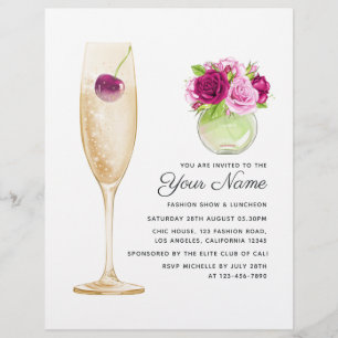 Flyer Glam Fashion Show