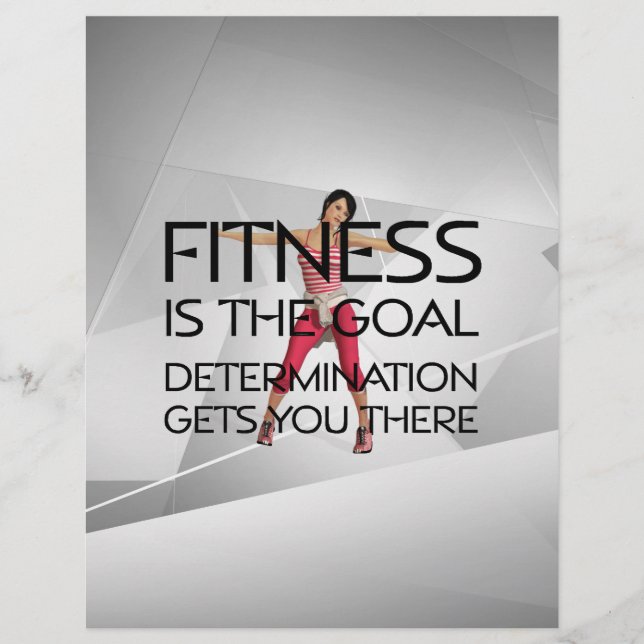 Flyer Gol de fitness superior (Frente)
