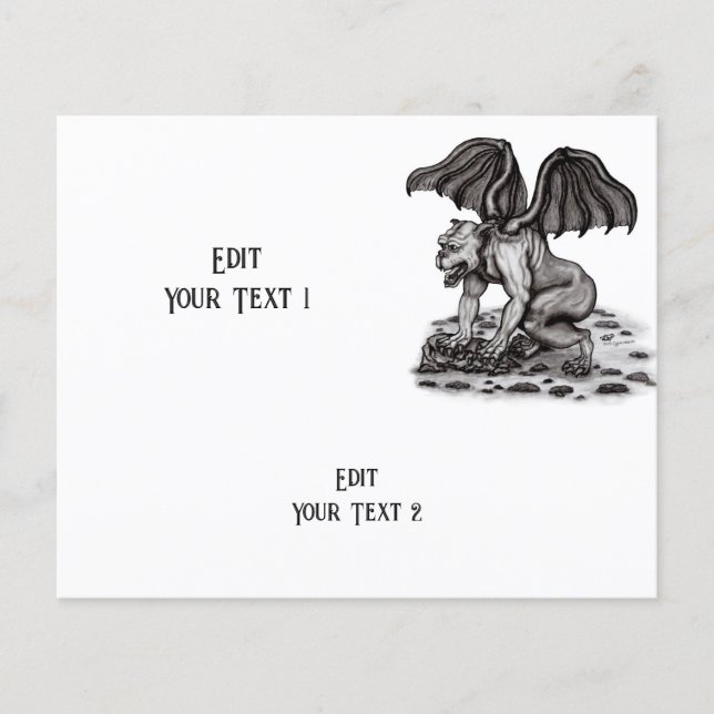 Flyer Golem Gargoyle (Frente)