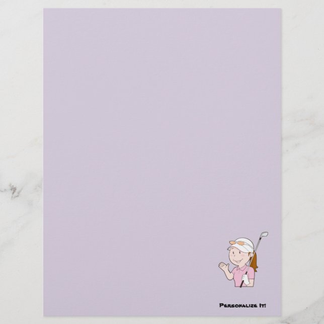 Flyer Golfer femenina (Frente)