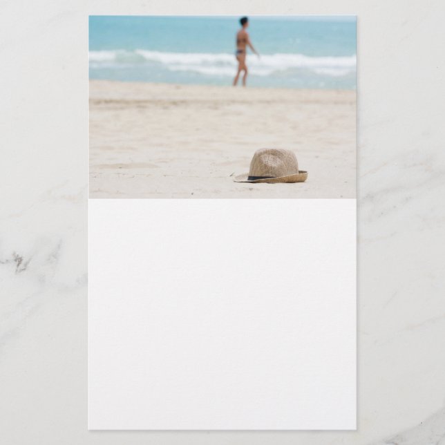 Flyer Gorra en la playa (Frente)