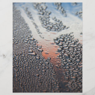 Flyer Gotas de agua condensadas