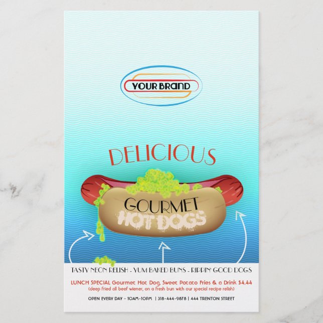 FLYER GOURMET HOT DOG (Frente)