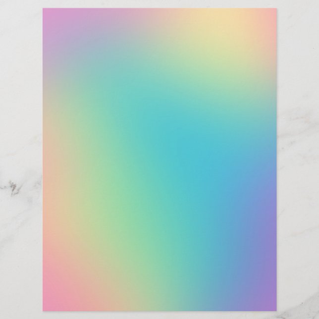 Flyer Gradiente grandioso del arcoiris (Frente)