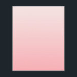 Flyer Gradiente rosa suave<br><div class="desc">Gradiente de color rosa suave.</div>