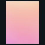 Flyer Gradiente rosa y rosa<br><div class="desc">Melocotón claro y color rosa oscuro.</div>