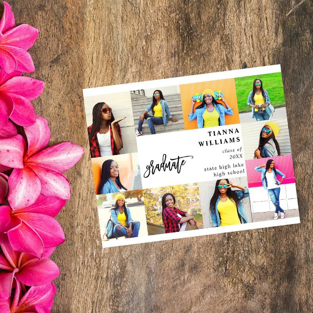 Flyer Graduación de presupuesto 10 multifoto (Subido por el creador)