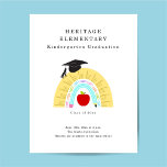 Flyer Graduación preescolar en jardines de infancia<br><div class="desc">Afiche de graduación preescolar - Personalice y muestre este lindo volante en toda su escuela para asegurarse de que la próxima ceremonia permanezca fresca en la mente de todos. {imágenes: Freepik.com}</div>