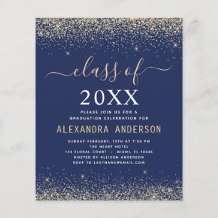 Flyer Graduación presupuestaria Clase azul de la Marina