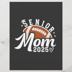 Flyer Graduado Superior de Fantasy Football Mom 2025