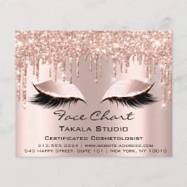 Flyer Gráfico facial Género Cosmetólogo Neutral Arte de 