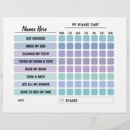 Flyer Gráficos de recompensas Programación Personalizada