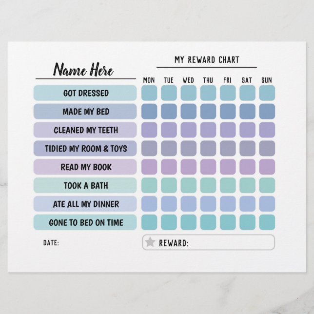 Flyer Gráficos de recompensas Programación Personalizada (Frente)