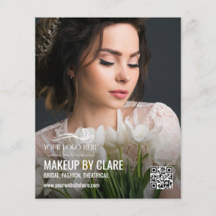 Flyer Gran artista de maquillaje con tu logo