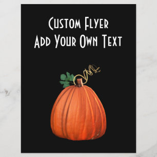Flyer Gran Calabaza Caprichosa Naranja