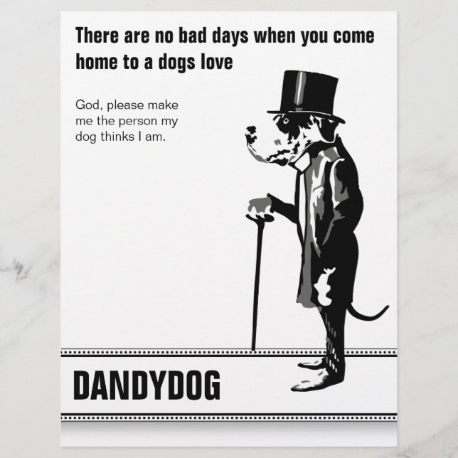 Flyer Gran Danés Señor Alf (Atrás)