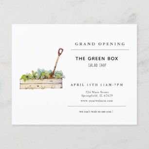 Flyer Gran inauguración del Salad Restaurant