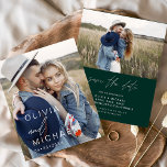 Flyer Green de Esmeralda Presupuestaria Salven la foto d<br><div class="desc">Anuncie su gran día con nuestra tipografía de presupuesto Salven la invitación a la foto de fecha. Esta opción asequible combina encanto y personalización sin esfuerzo. Presenta una tipografía y un diseño de inspiración bohemia y capta la esencia de espíritu libre, al tiempo que es amigable con el presupuesto. La...</div>