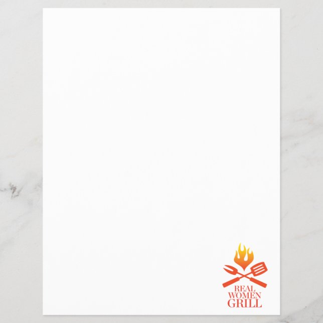 Flyer Grill Real Women (Frente)