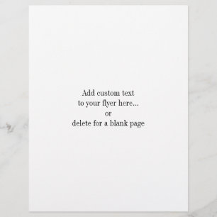 Flyer Gris y rayas negras en blanco