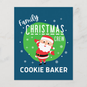 Flyer Grupo familiar Navidades Fiesta Pajamas Cookie Bak