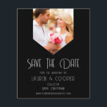Flyer Guardar La Foto Elegante Boda Moderno Y Simple<br><div class="desc">Las tarjetas Save The Date Stylish Modern Simple Wedding Cards presentan tu foto favorita con el texto "Save the date" (Guardar la fecha) en la tipografía moderna de escritura caligráfica. Perfecto para bodas,  cumpleaños,  ducha de bebé,  celebraciones de aniversario y fiestas. Diseñado por ©Evco Studio www.zazzle.com/store/evcostudio</div>