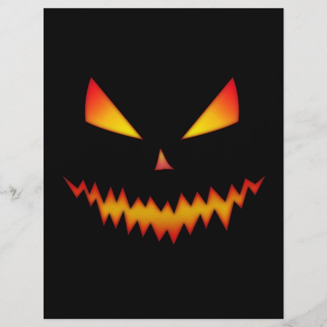 Flyer Guay y el miedo Jack O'Lantern enfrentan Halloween (Frente)