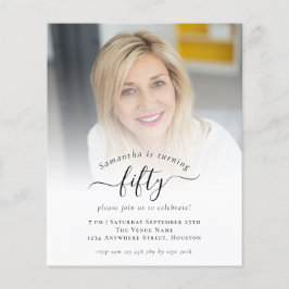 Flyer Guión de foto de PAPER Invitación a la fiesta de c