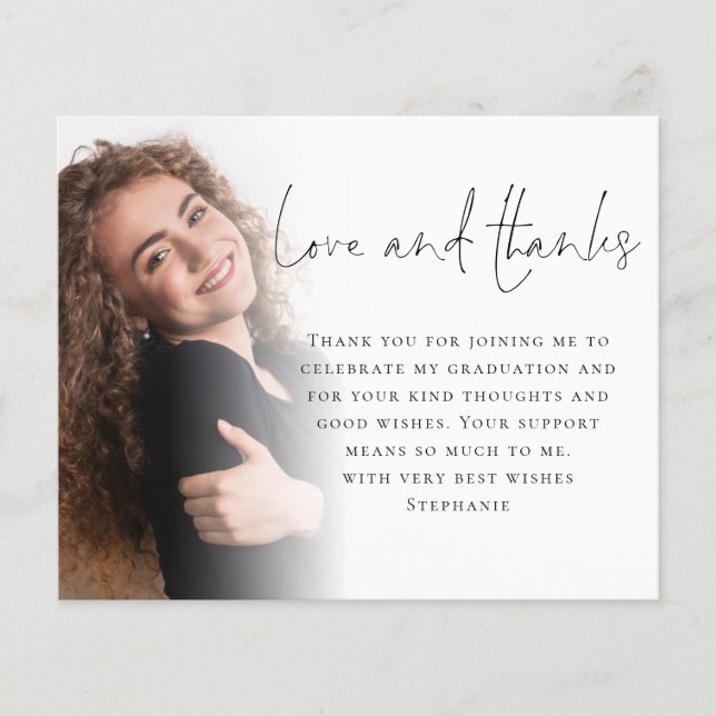 Flyer Guión de PAPER 6 Foto Graduación Amor (Frente)