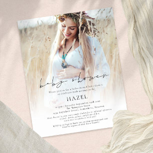 Flyer Guión de superposición de foto de PAPER Boho Baby