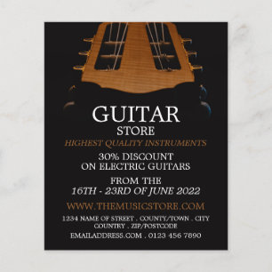 Flyer Guitar Head, Musical Instrument Store