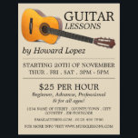 Flyer Guitarra Acústica, Guitarra Lecciones Publicitaria<br><div class="desc">Guitarra Acústica,  Clases De Guitarra Publicitaria Volantes Por La Tienda De Tarjetas De Negocios.</div>