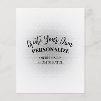 Flyer Haga su propio Personalizado