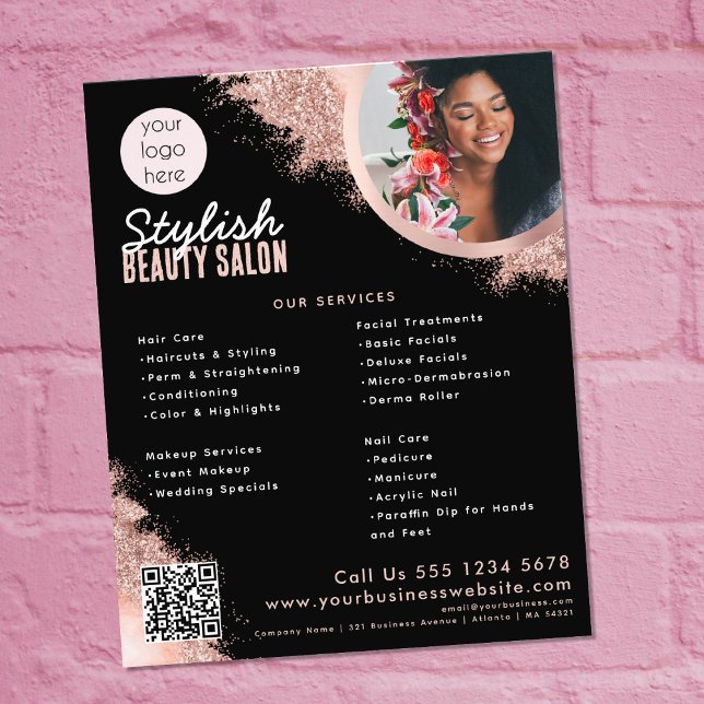 Flyer Hair Beauty Hair Nail Salon Hairdresser Beauticier (Hair Beauty Hair Nail Salon Hairdresser Beautician Flyer)