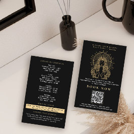 Flyer Hair Salon Nails Makeup Lashes Tarot Marketing QR