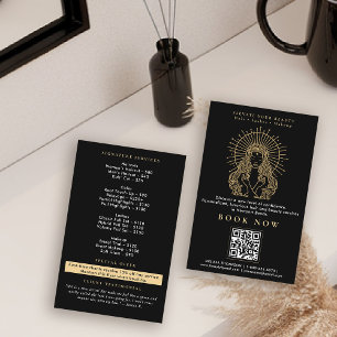 Flyer Hair Salon Nails Makeup Lashes Tarot Marketing QR