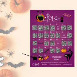 Flyer Halloween Countdown Advance Calendar Business Prom