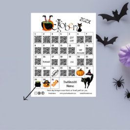 Flyer Halloween Countdown Advance Calendar Business Prom