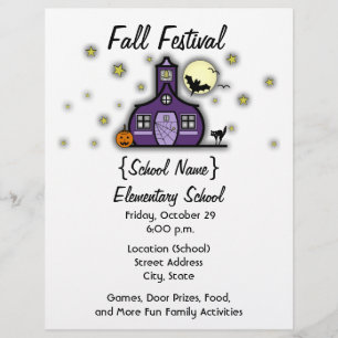 Flyer Halloween Fall