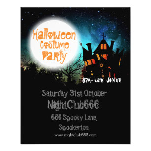 Flyer Halloween Spooky House