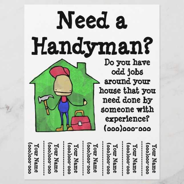 Flyer Handyman (Frente)