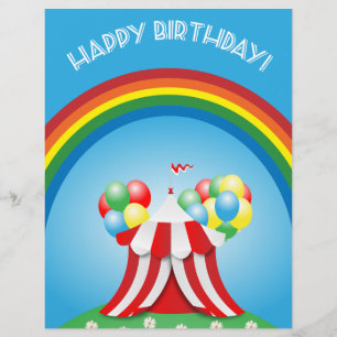 Flyer Happy birthday