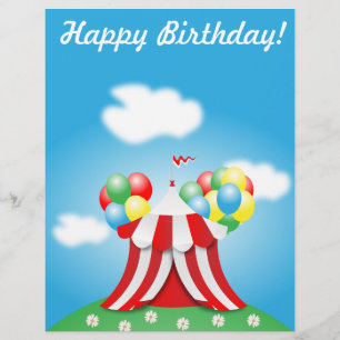 Flyer Happy birthday