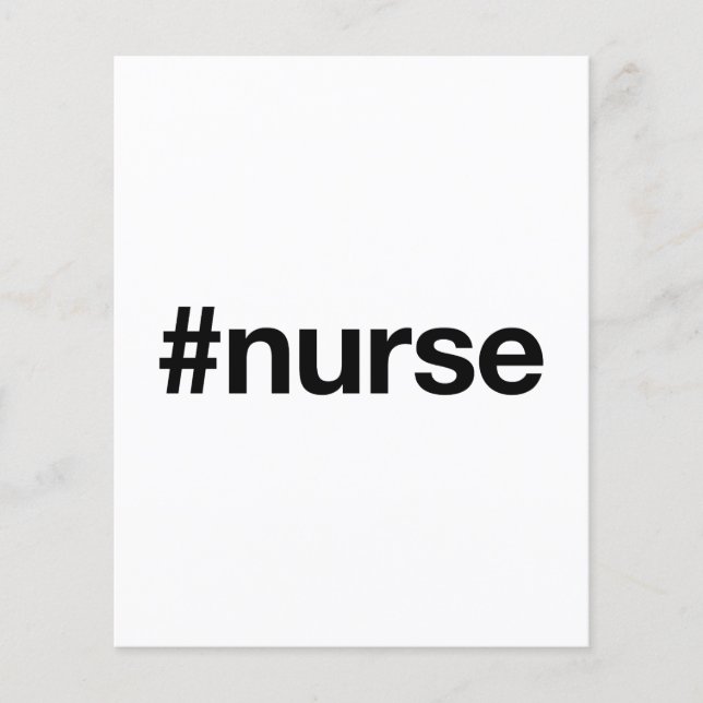 Flyer Hashtag de NURSE (Frente)
