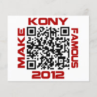 Haz famoso a Kony 2012 Video QR Code Joseph Kony