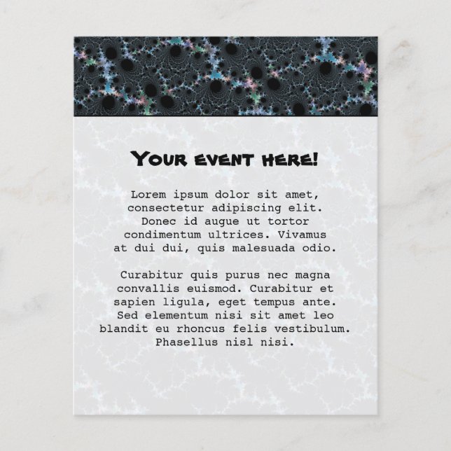 Flyer Haze - Mandelbrot Fractal (Frente)